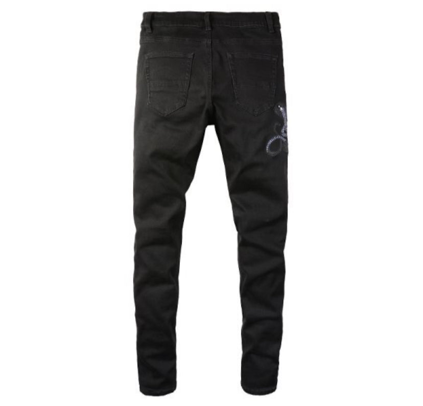 Dark Snake Jeans
