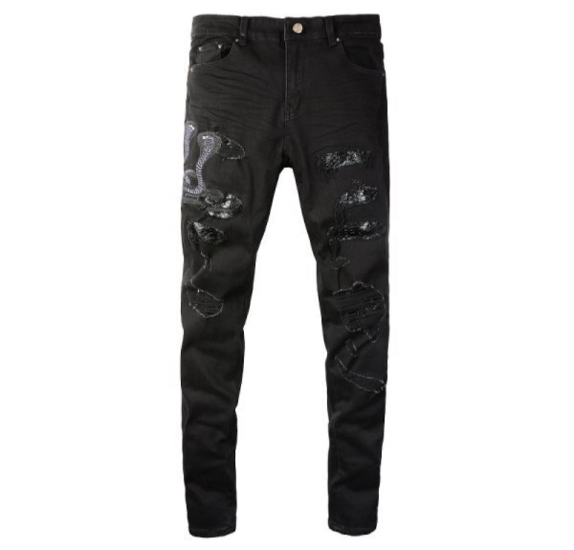 Dark Snake Jeans