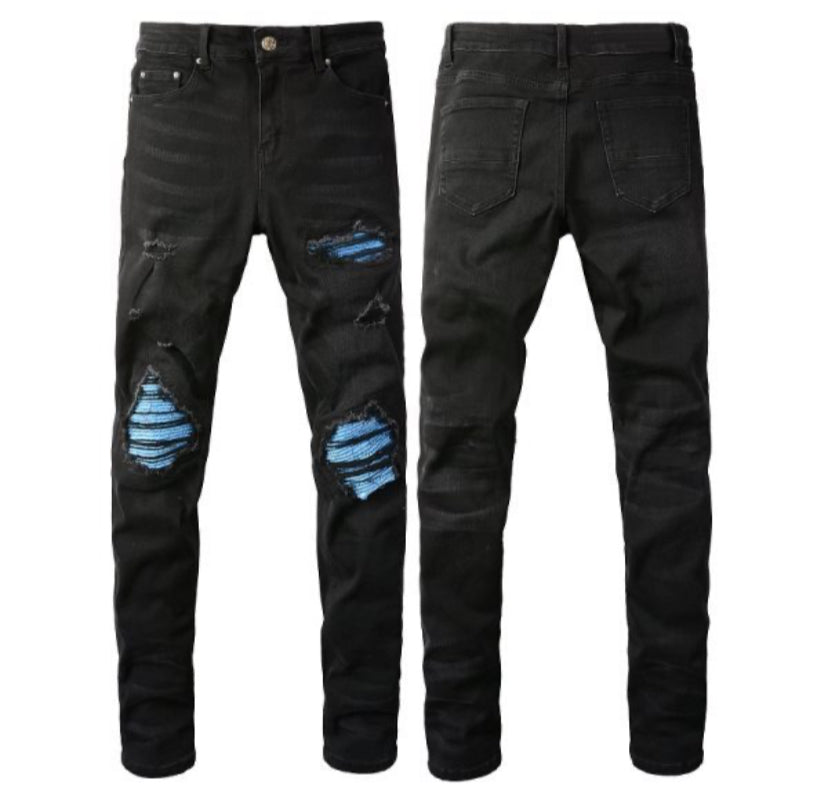 Light Blue Slash Jeans