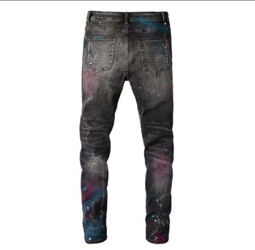 Paint Splash Jeans