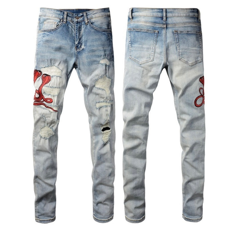 Red Snake Jeans