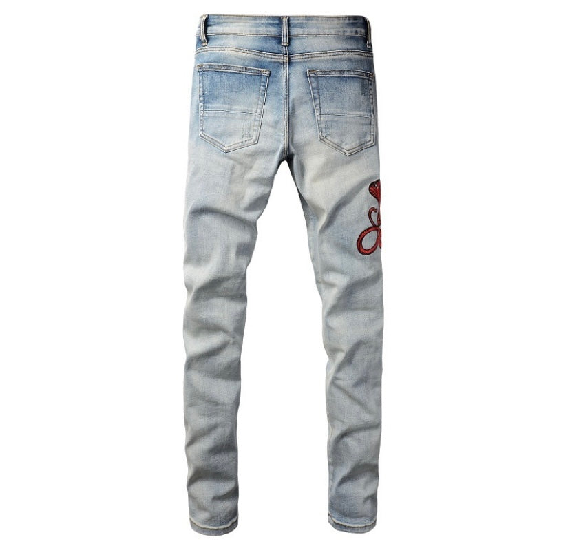 Red Snake Jeans