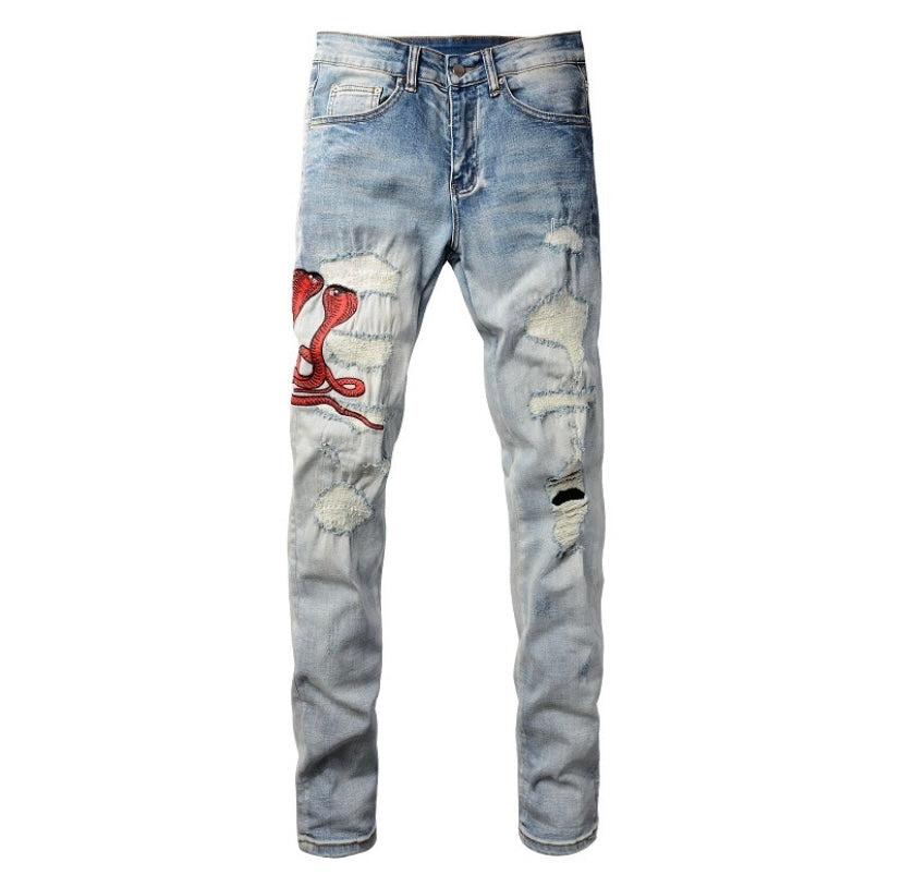 Red Snake Jeans
