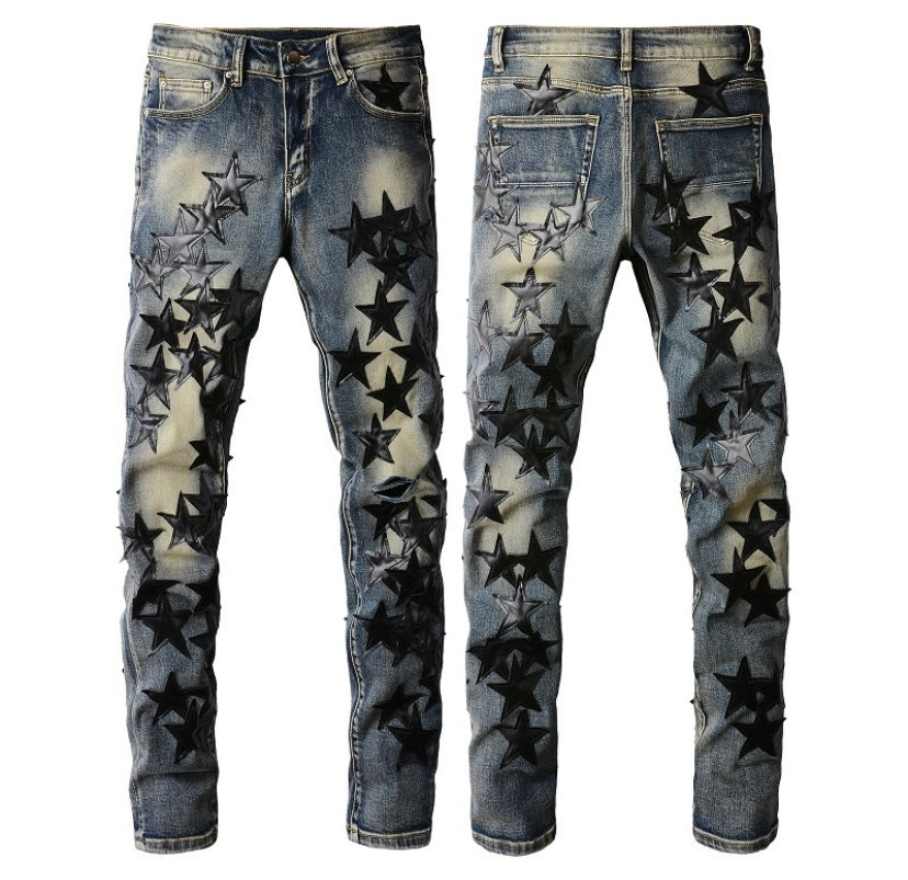 Military Star Jeans